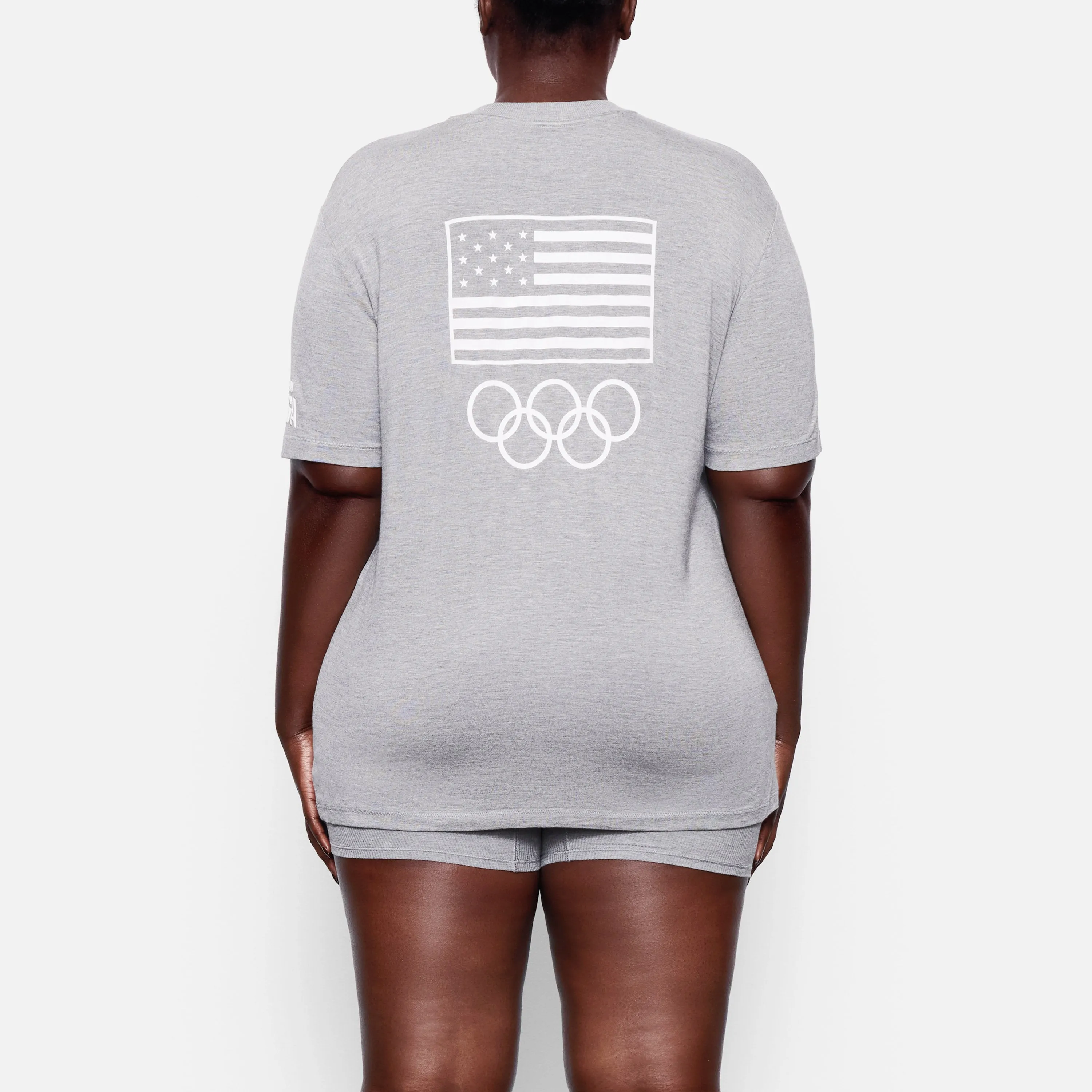 OLYMPIC CAPSULE JERSEY T-SHIRT | HEATHER GREY