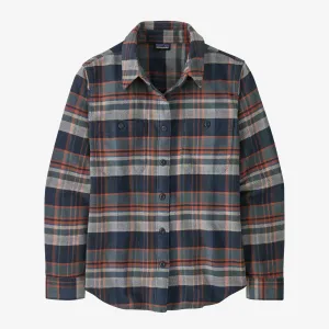 Patagonia Women's LS Fjord Flannel Shirt / Adventure: Smolder Blue