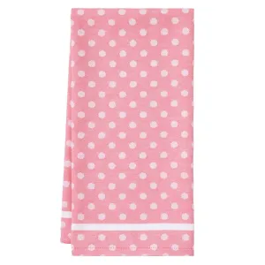 Pink Polka Dot Tea Towel by Mode Living