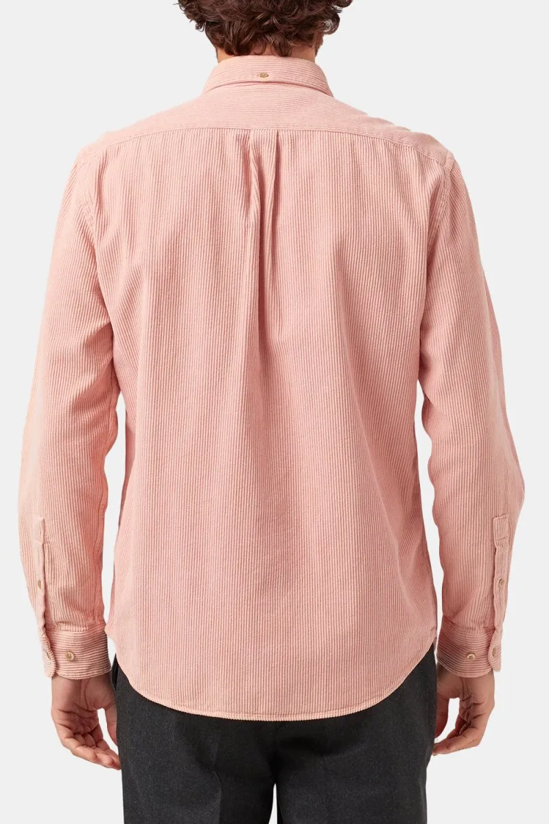 Portuguese Flannel Thick Lobo Cotton-Corduroy Shirt (Old Rose Pink)