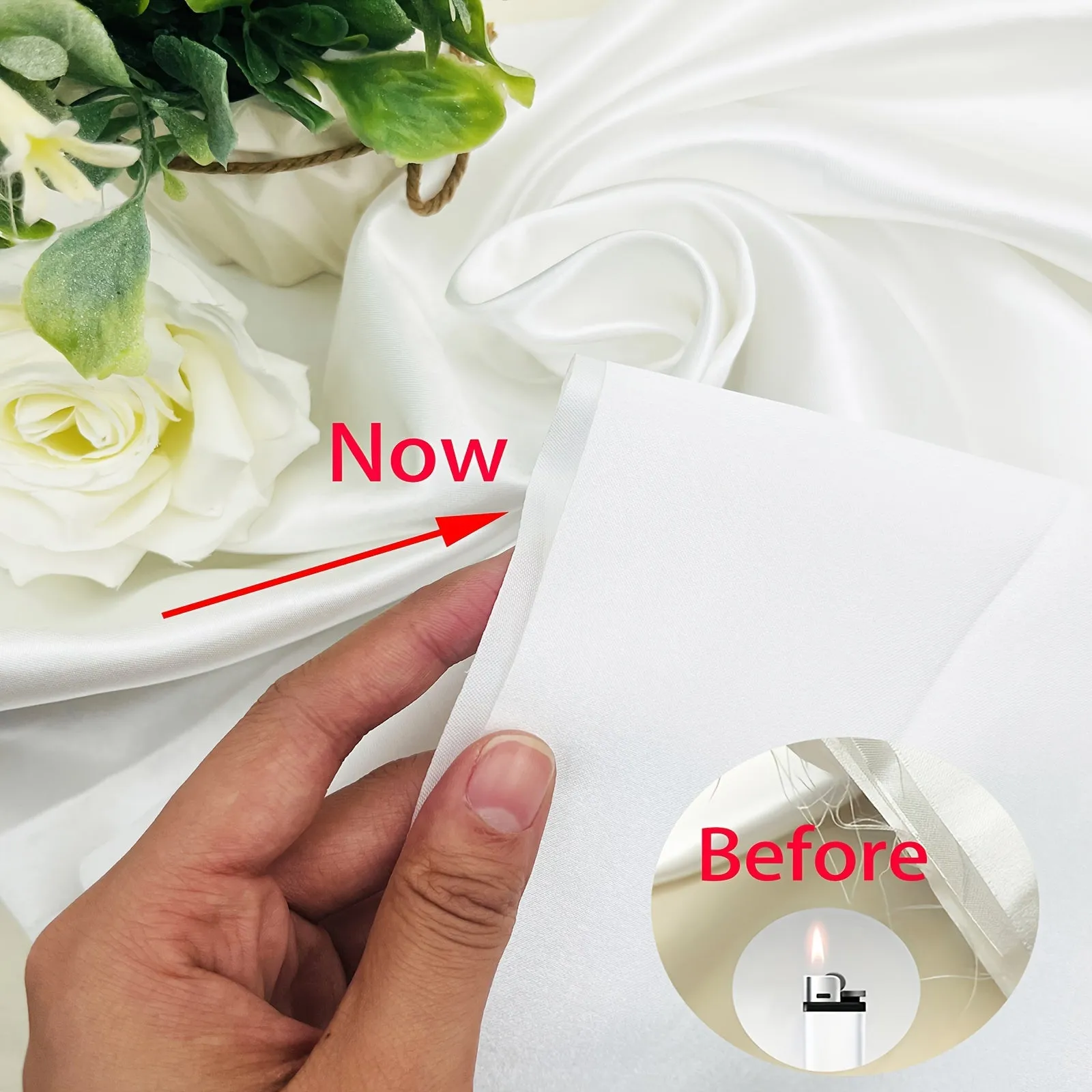 Premium Silk Satin Fabric for Wedding Dress Decoration