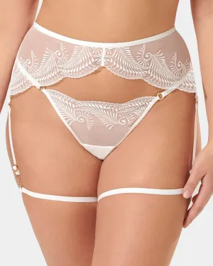 Rafaela Thigh Harness White