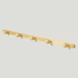 REVILL Metal Wall Mounted Coat Rack - Brass