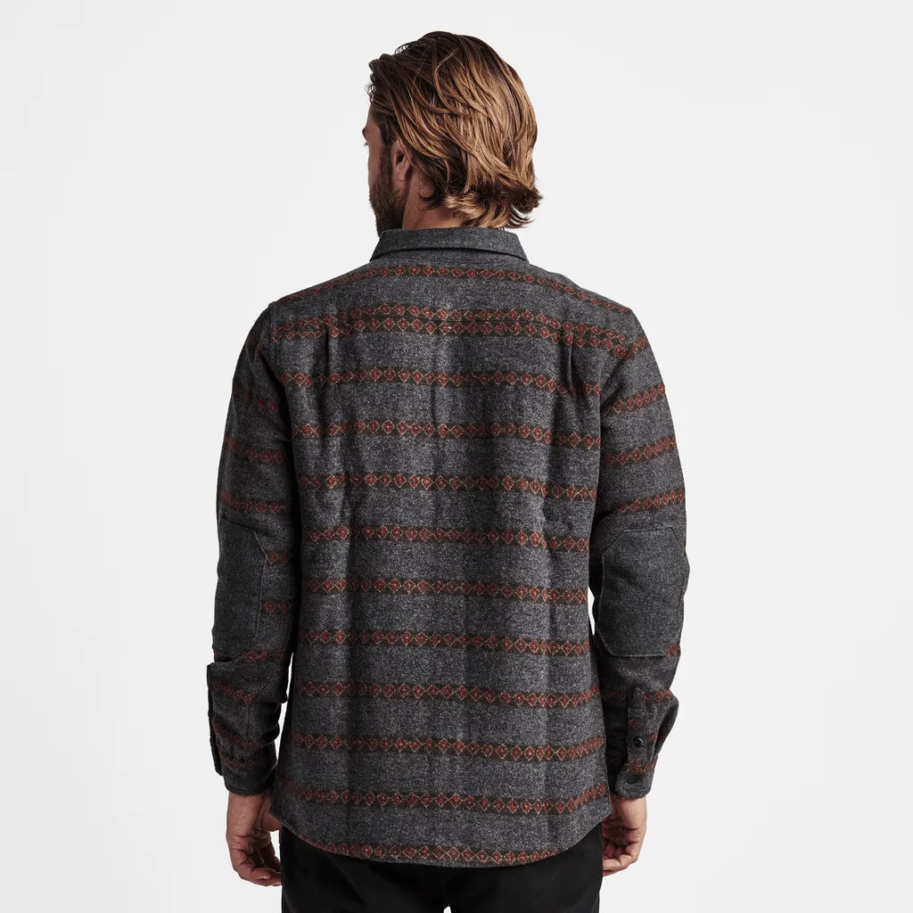 Roark Nordsman Flannel Shirt -Charcoal Heather