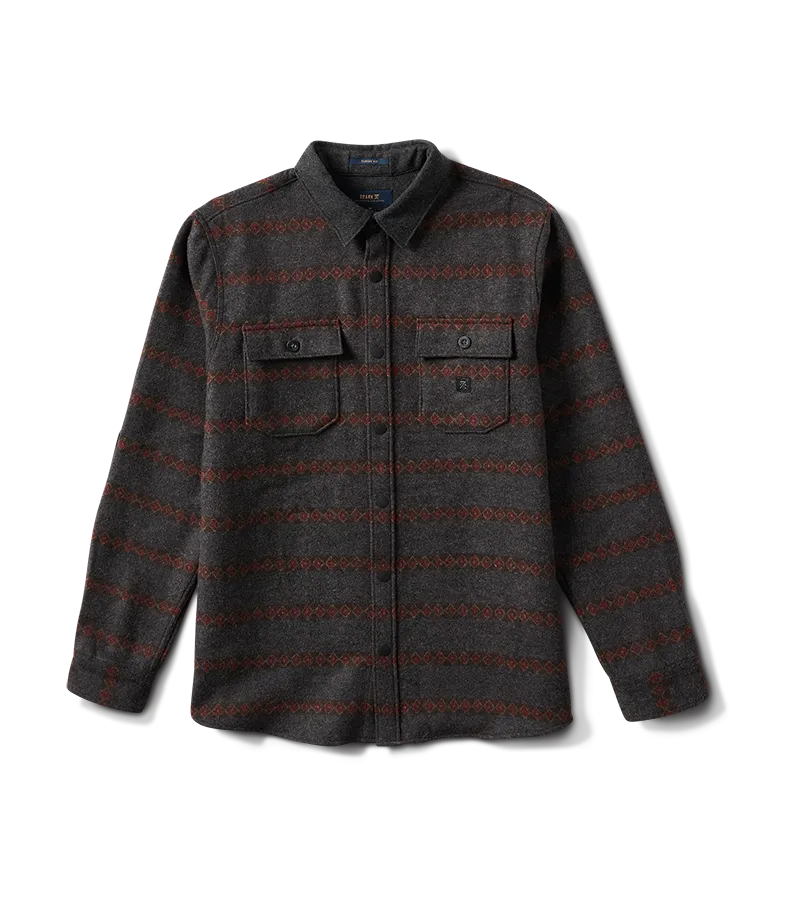 Roark Nordsman Flannel Shirt -Charcoal Heather