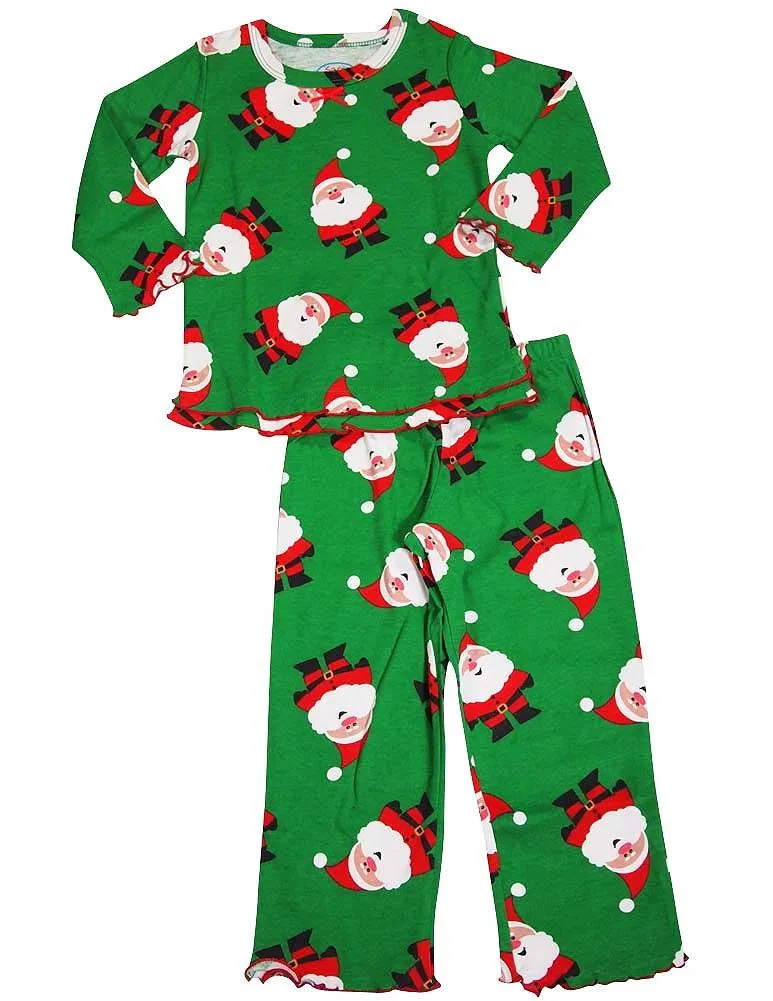 Sara's Prints Girls 2 Piece Long Sleeve Sleepwear Pajama Set - Flame Resistant, 20009