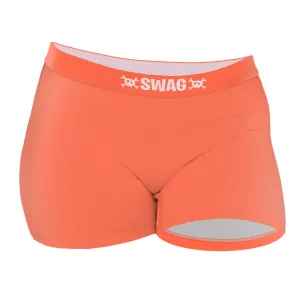 SWAG - 3" Women's Deep Coral Boy Short