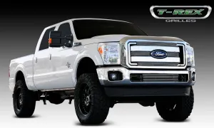 T-REX Billet Series, 4 Piece Overlay Grilles - 2011-2016 Superduty