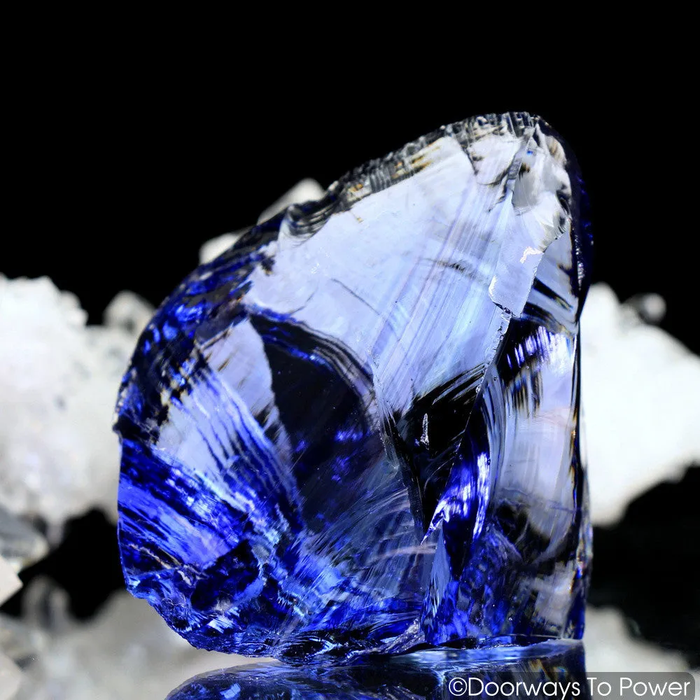 Tanzanite Fire & Elestial Sapphire Monatomic Andara Crystal