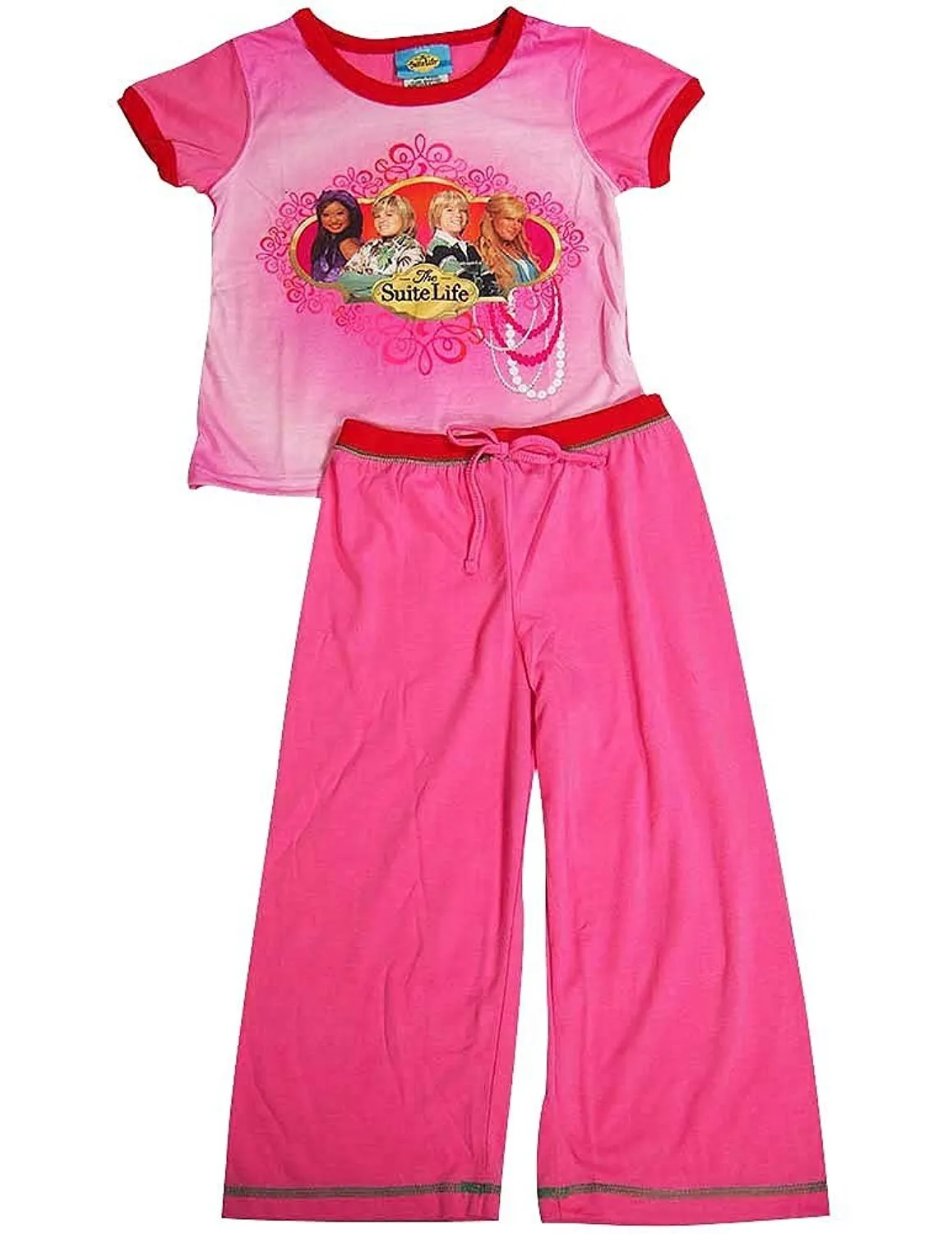 The Suite Life by Disney - Little Girls' Short Sleeve Suite Life Pajamas