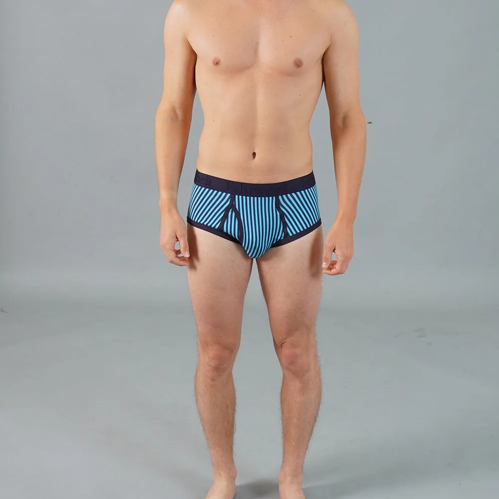 Wayne Brief | Vertical Stripe Blue