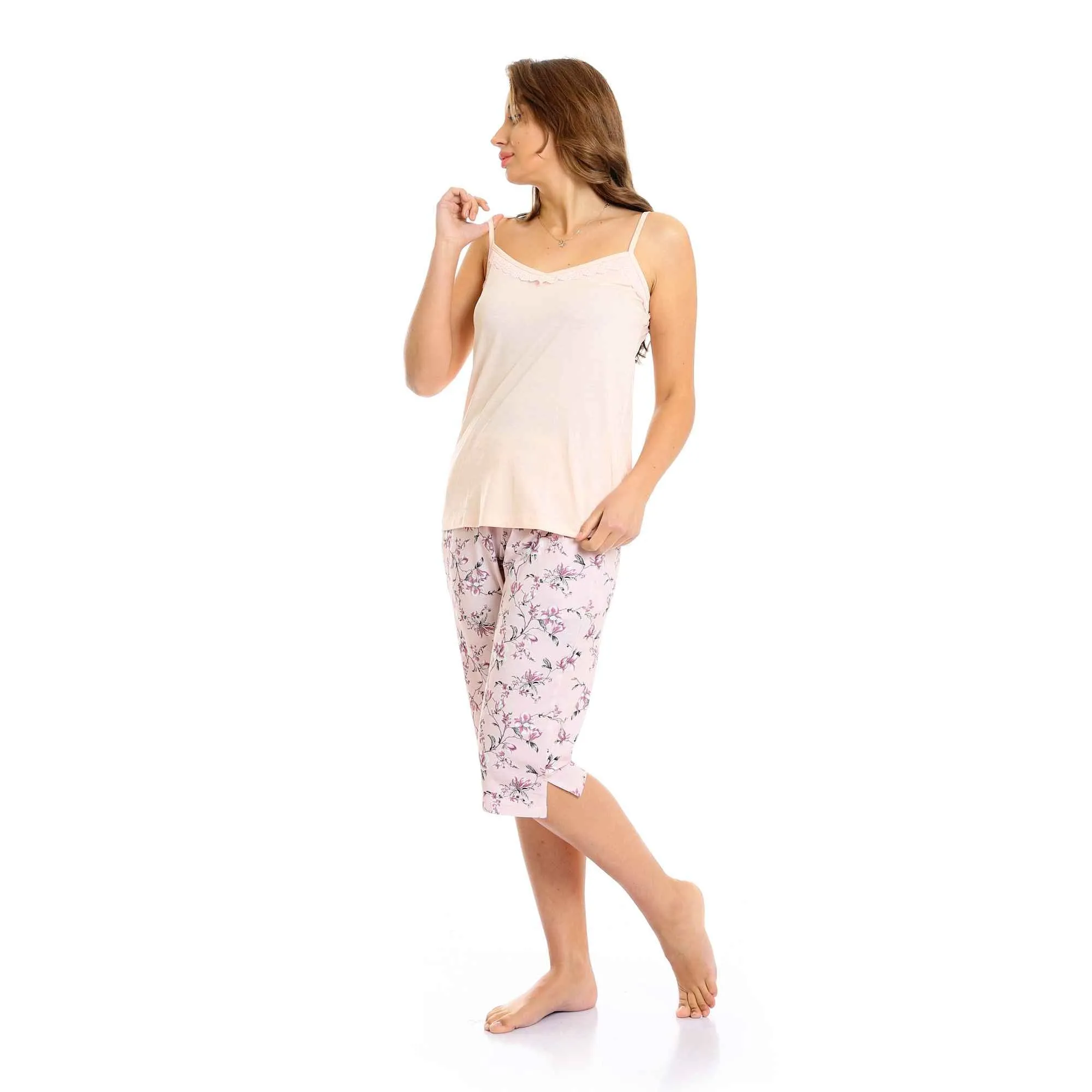 Women's Capri Pajama Set - Simone