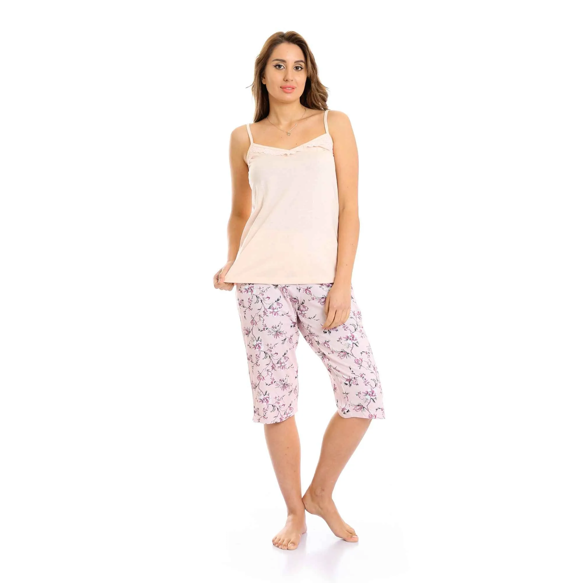 Women's Capri Pajama Set - Simone