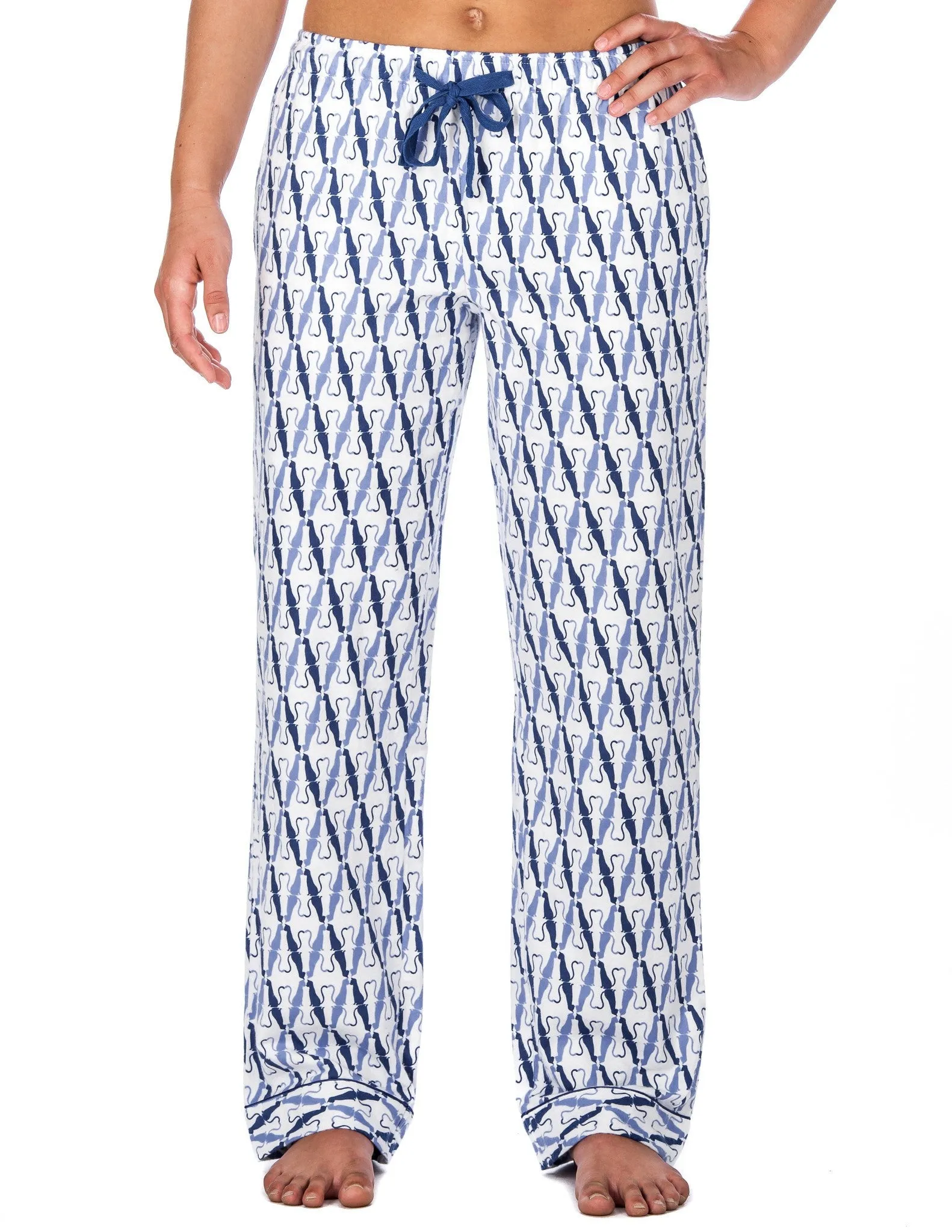 Women's Cotton Flannel Lounge Pants (2 Pack) - Relaxed Fit