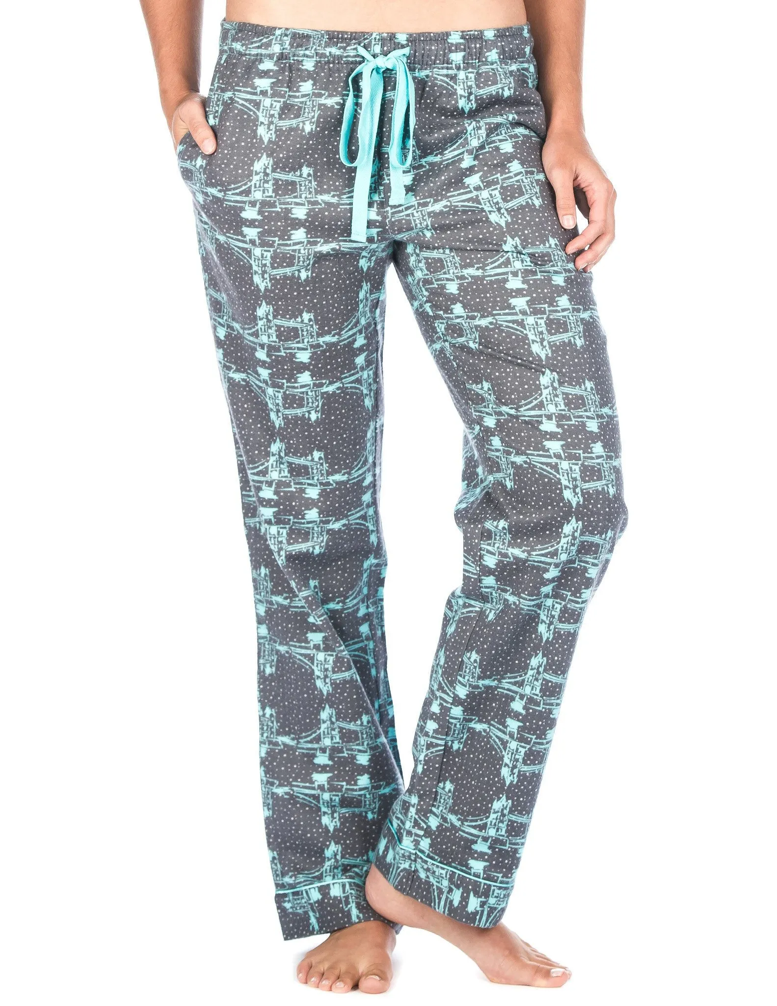 Women's Cotton Flannel Lounge Pants (2 Pack) - Relaxed Fit