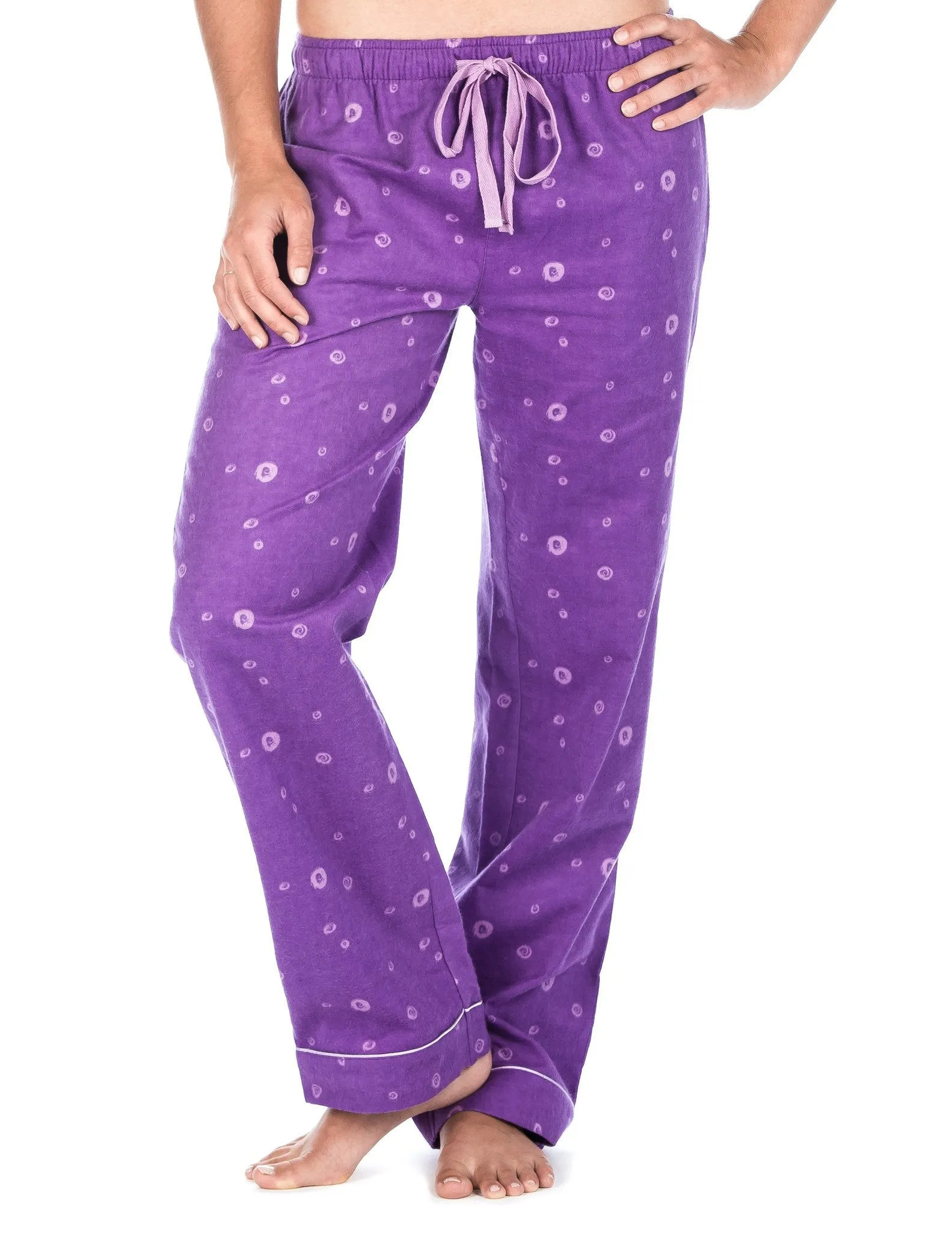 Women's Cotton Flannel Lounge Pants (2 Pack) - Relaxed Fit