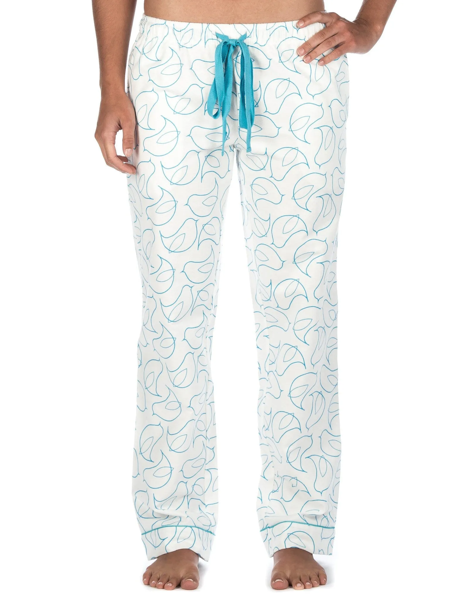 Women's Cotton Flannel Lounge Pants (2 Pack) - Relaxed Fit