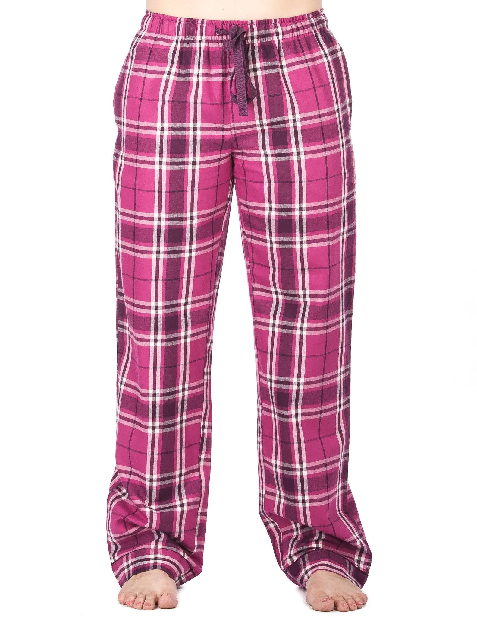 Women's Cotton Flannel Lounge Pants (2 Pack) - Relaxed Fit