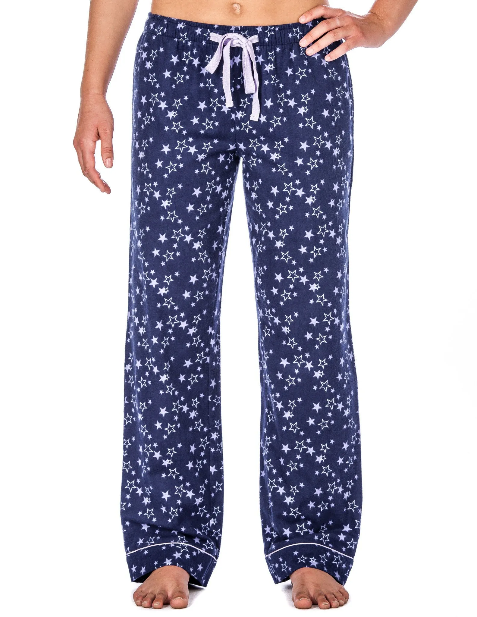 Women's Cotton Flannel Lounge Pants (2 Pack) - Relaxed Fit