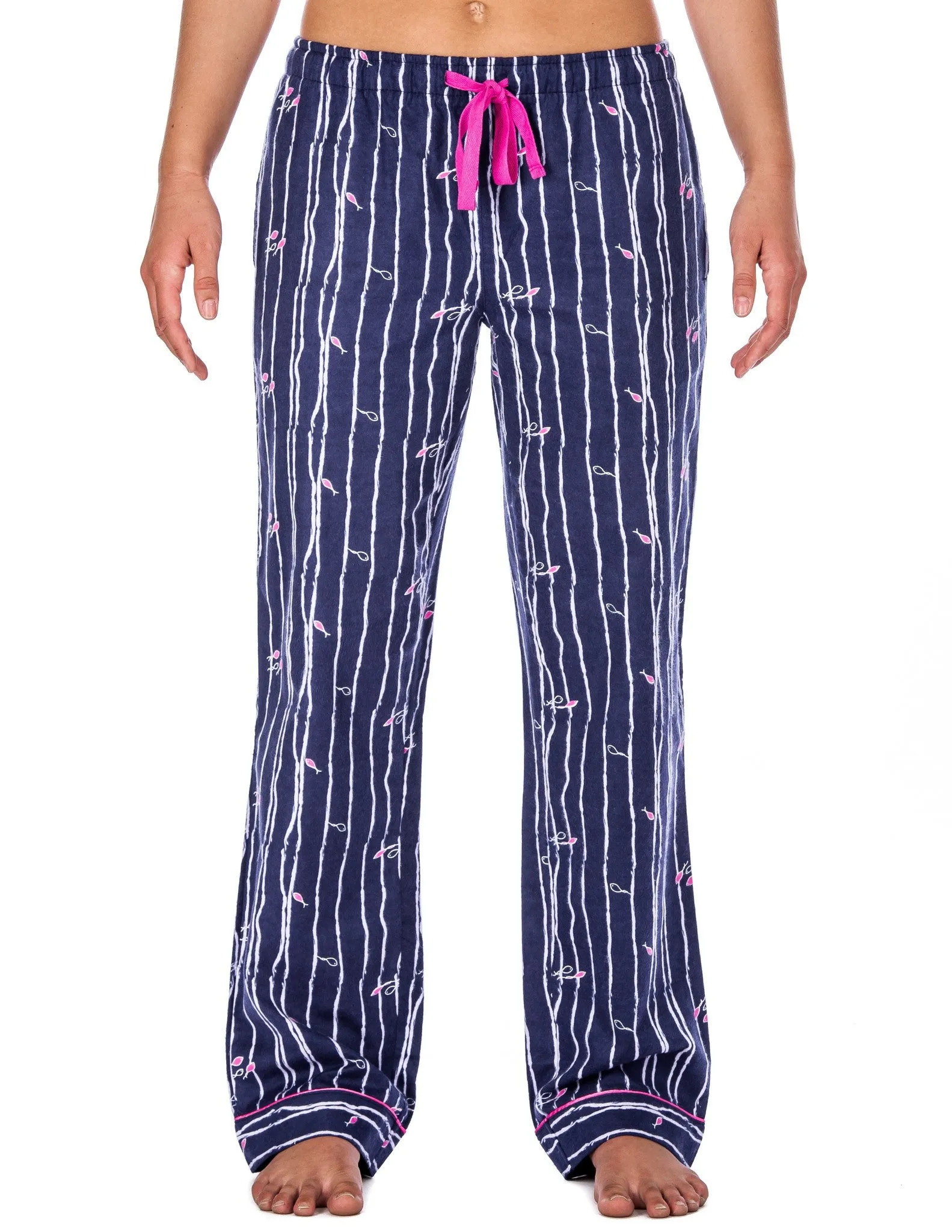 Women's Cotton Flannel Lounge Pants (2 Pack) - Relaxed Fit