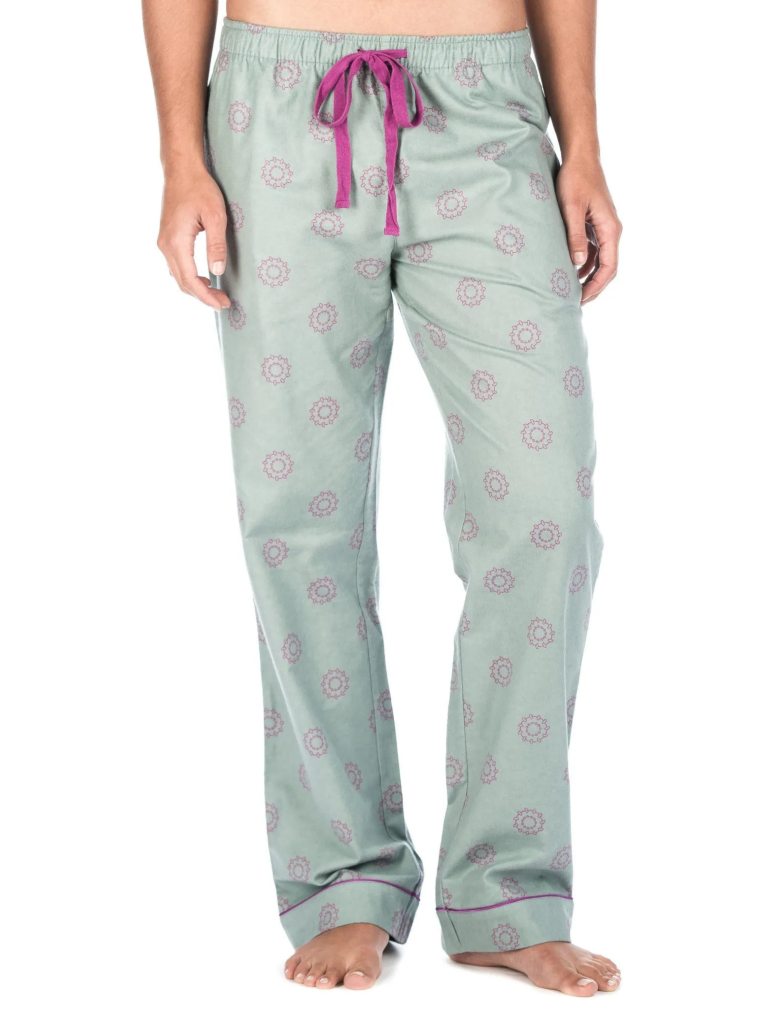 Women's Cotton Flannel Lounge Pants (2 Pack) - Relaxed Fit