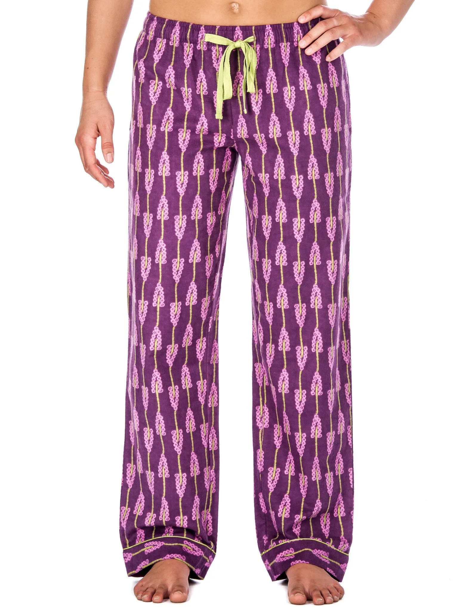 Women's Cotton Flannel Lounge Pants (2 Pack) - Relaxed Fit