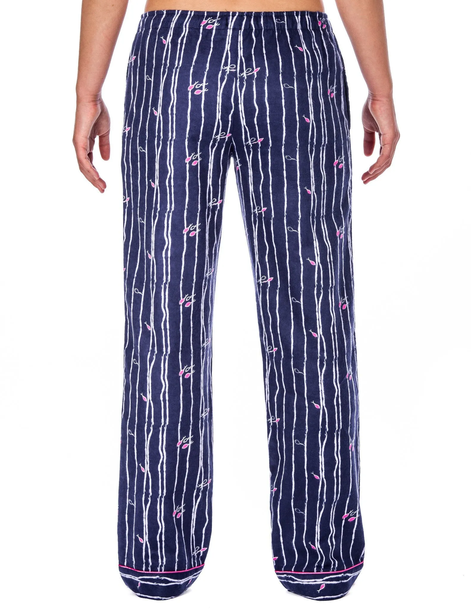 Women's Cotton Flannel Lounge Pants (2 Pack) - Relaxed Fit