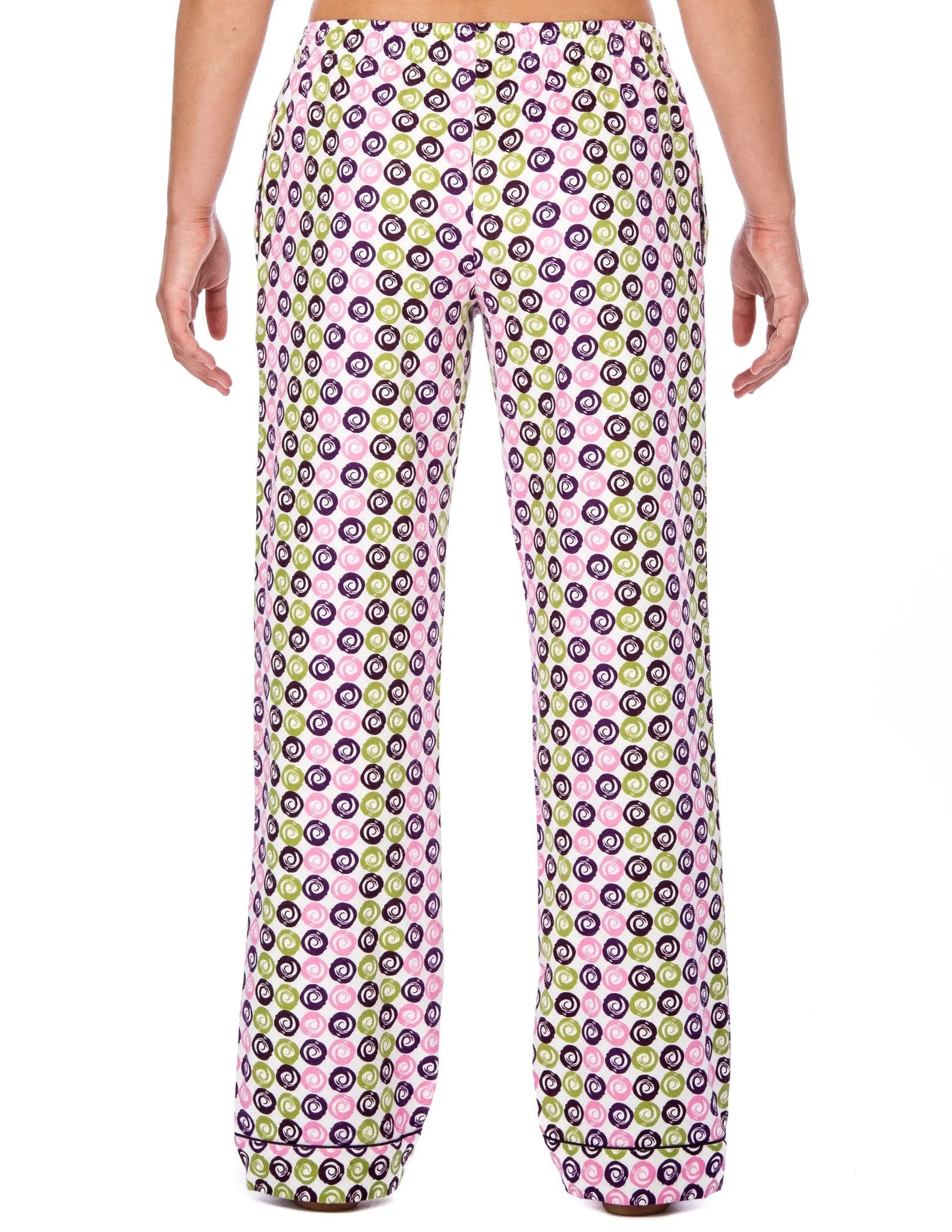 Women's Cotton Flannel Lounge Pants (2 Pack) - Relaxed Fit