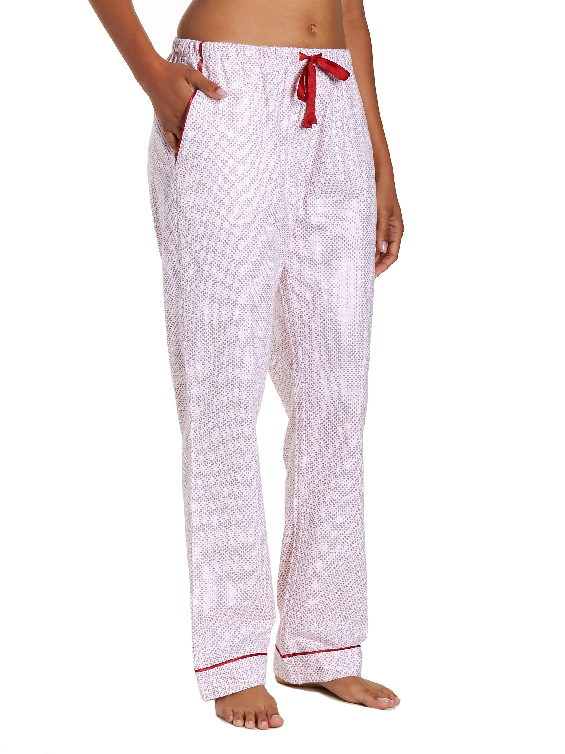 Women's Premium 100% Cotton Flannel Lounge Pants