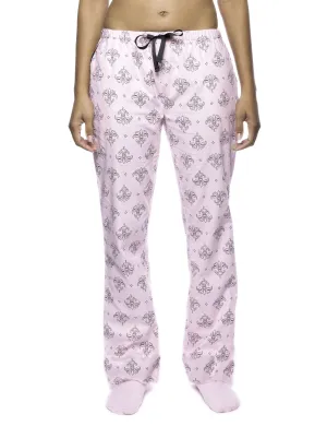 Women's Premium 100% Cotton Flannel Lounge Pants