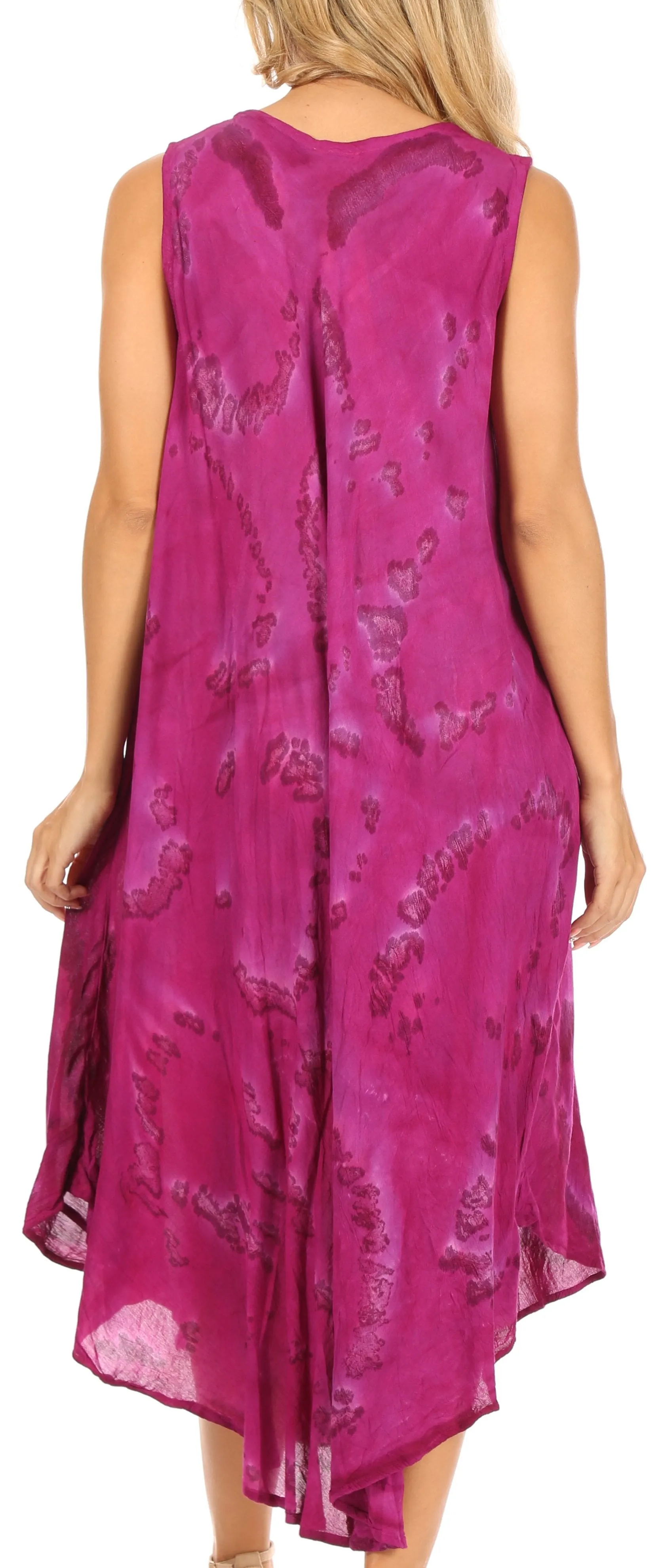 Women's Sleeveless Caftan Beach Cover up Dress | Rocio