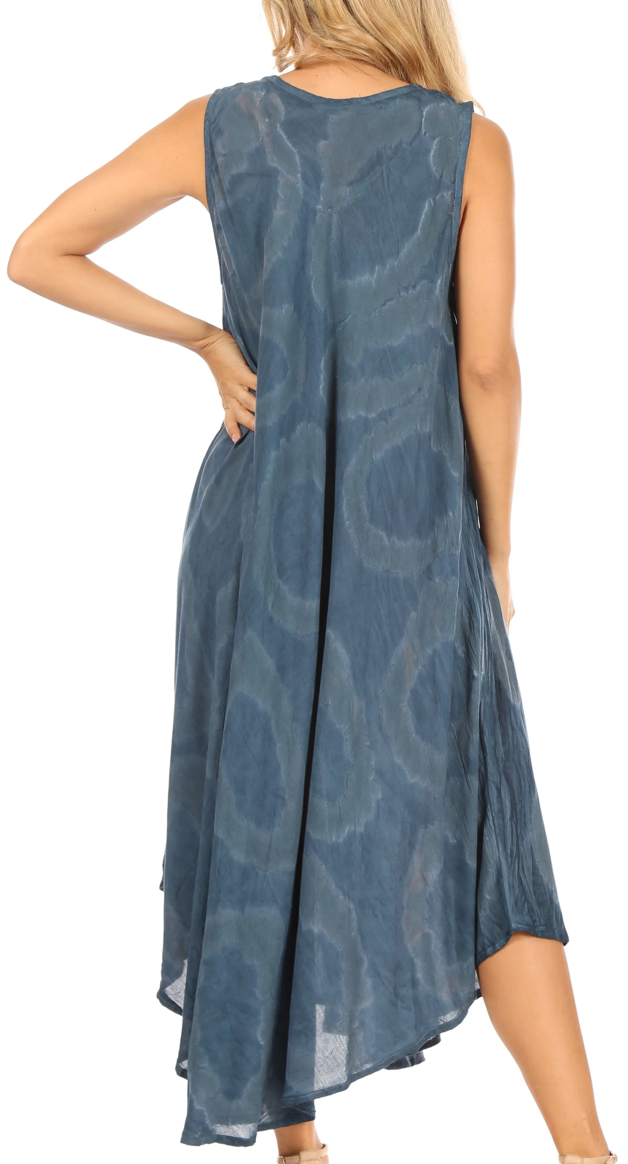 Women's Sleeveless Caftan Beach Cover up Dress | Rocio